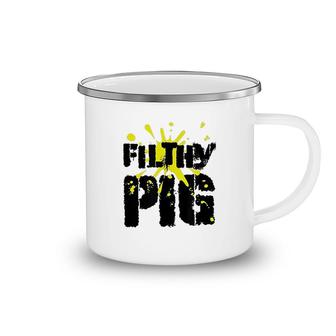 Filthy Pig Funny Ink Watersport Camping Mug | Mazezy