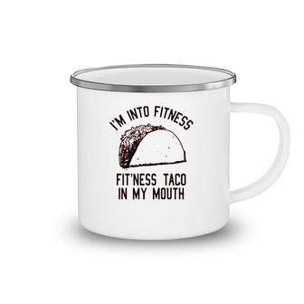 Fitness Taco Funny Gym Camping Mug