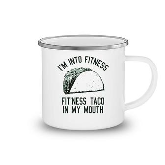 Fitness Taco Funny Gym Camping Mug | Mazezy