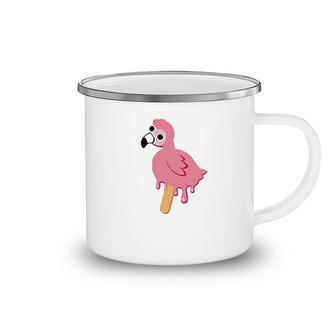 Flamingo Represent Mrflimflam Albert Melting Pop Camping Mug | Mazezy