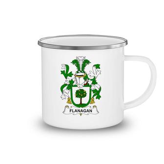 Flanagan Coat Of Arms - Family Crest Camping Mug | Mazezy