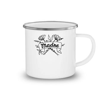 Floral Madre Mother's Day Gift Camping Mug | Mazezy