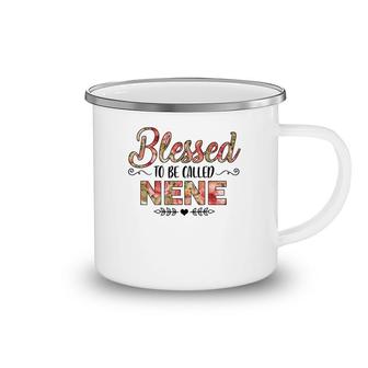 Flower Blessed To Be Called Nene Camping Mug | Mazezy