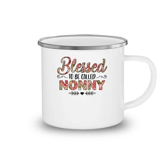 Flower Blessed To Be Called Nonny Camping Mug | Mazezy