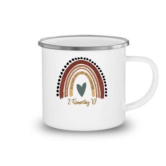 For God Has Not Given Us A Spirit Of Fear Rainbow Women Mom Camping Mug | Mazezy