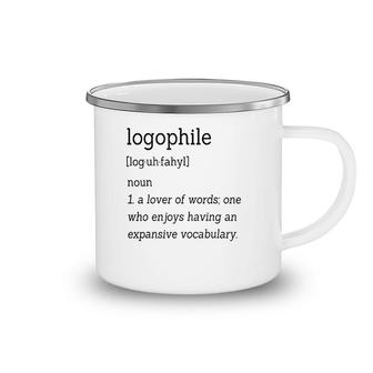 For Word Lovers Logophile Dictionary Definition Camping Mug | Mazezy
