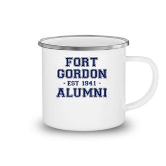 Fort Gordon Alumni College Themed Fort Gordon Army Veteran Camping Mug | Mazezy