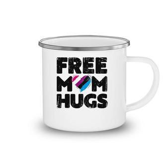 Free Mom Hugs Free Mom Hugs Genderfluid Pride Lgbtqia Camping Mug | Mazezy
