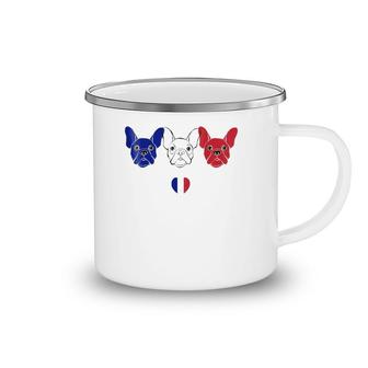 French Bulldog Lover Patriotic Camping Mug | Mazezy