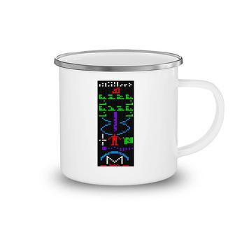 From Earth To Alien Outer Space Arecibo Puerto Rico Message Camping Mug | Mazezy
