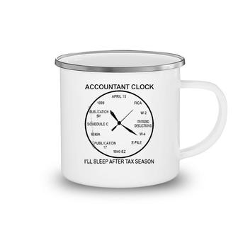 Funny Accountant Clock Gift For Cpa Accounting Camping Mug | Mazezy