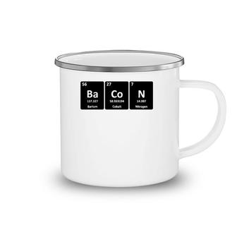 Funny Bacon Periodic Table Gift Cool Bacon Element Chemistry Camping Mug | Mazezy