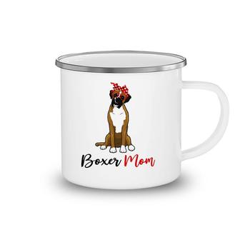 Funny Boxer Mom Dog Lover Mother's Day Camping Mug | Mazezy