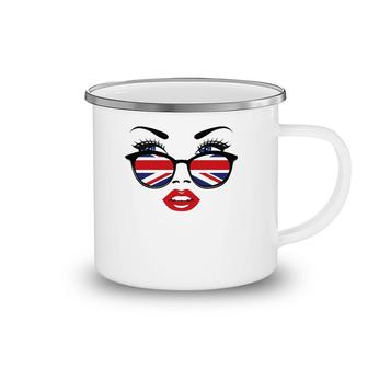Funny British Uk Flag Cute United Kingdom Men Women Gift Camping Mug | Mazezy