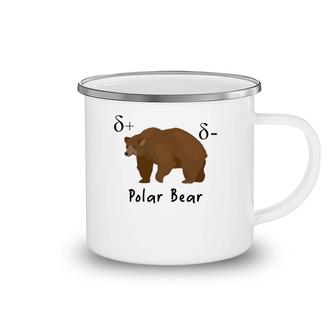 Funny Chemistry Science Teacher Polar Bear Camping Mug | Mazezy