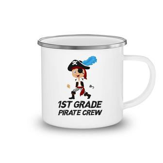 Funny Cute 1St Grade Pirate Halloween Camping Mug | Mazezy