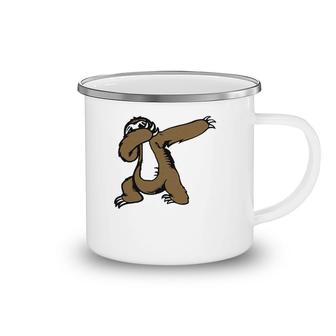 Funny Dabbing Sloth Dab Dance Camping Mug | Mazezy