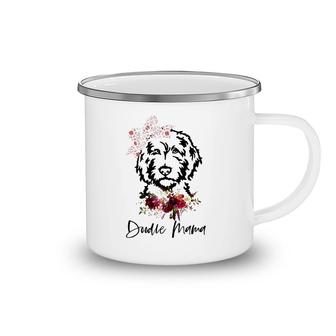 Funny Flower Doodle Mama Camping Mug | Mazezy