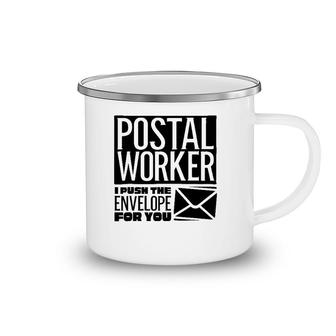 Funny Postal Worker Gift For Men Women Mailman Post Office Camping Mug | Mazezy