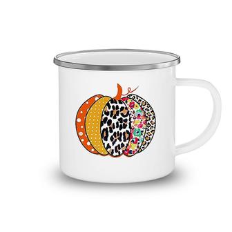 Funny Pumpkin Leopard Camping Mug | Mazezy