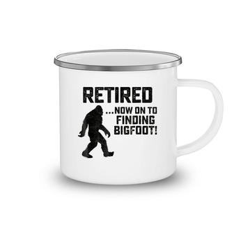 Funny Retirement For Bigfoot Fans Camping Mug | Mazezy