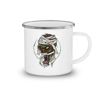 Funny Zombie Happy Halloween For Men Camping Mug | Mazezy