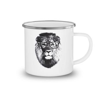 Geek Lion King Of Jungle Camping Mug | Mazezy