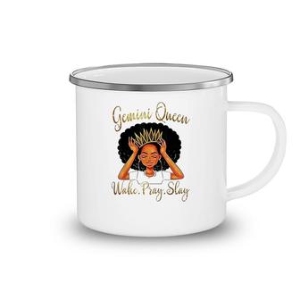 Gemini Queens Are Born In May 21 June 21 Camping Mug | Mazezy