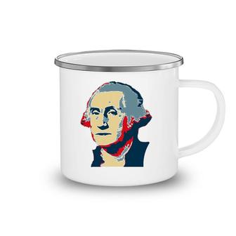 George President Washington Pop Art Camping Mug | Mazezy
