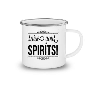 Ghost Raise Your Spirit Camping Mug | Mazezy