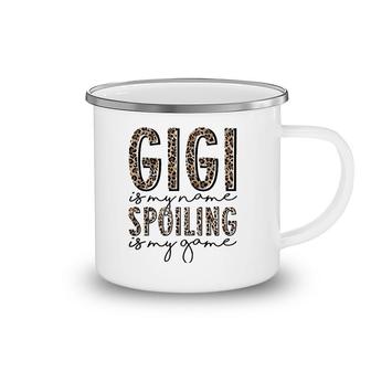 Gigi Is My Name Spoiling Is My Game Leopard Gigi Mothers Day Camping Mug | Mazezy
