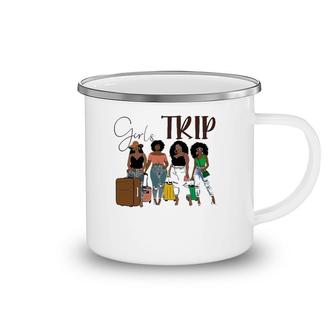 Girls Trip Black Women Queen Melanin African American Camping Mug | Mazezy