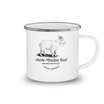 Goat Rocky Mountain National Park Goats Retro Fauna Teacher Camping Mug | Mazezy