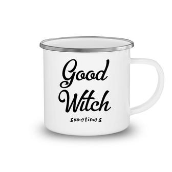 Good Witch Sometimes Camping Mug | Mazezy