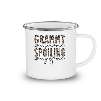 Grammy Is My Name Spoiling Is My Game Leopard Mother's Day Camping Mug | Mazezy