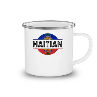 Haitian Flag Haiti Coat Of Arm Haiti Day Pride Camping Mug | Mazezy
