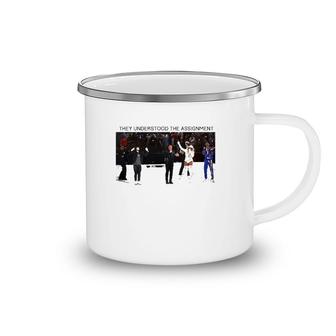 Halftime Show They Understood The Assignment Camping Mug | Mazezy