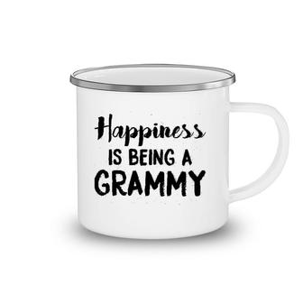 Happiness Is Being A Grammy Funny Gift Camping Mug | Mazezy