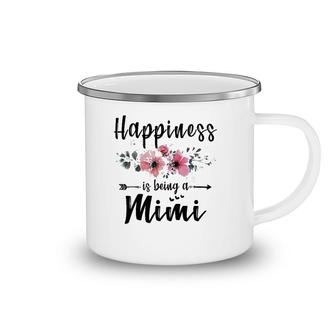 Happiness Is Being A Mimi Mother's Day Gift Camping Mug | Mazezy