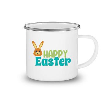 Happy Easter Cute Bunny Camping Mug | Mazezy