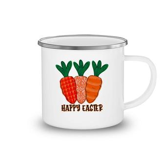 Happy Easter Day Three Carrots Happy Easter Day Camping Mug - Seseable