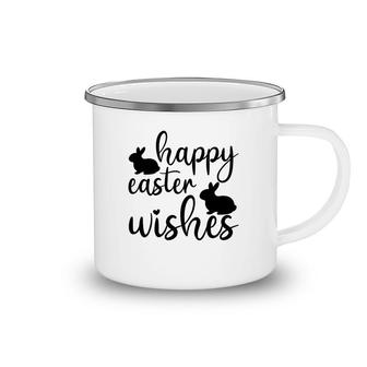 Happy Easter Wishes Camping Mug | Mazezy