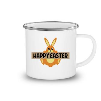 Happy Easter With Bunny Camping Mug | Mazezy