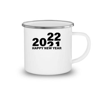 Happy New Year Gift 2022 Raglan Baseball Tee Camping Mug | Mazezy
