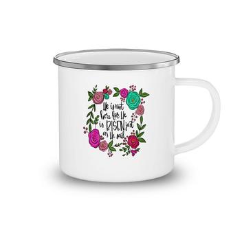 He Is Not Here He Is Risen Just As He Said Jesus Christian Blessed Easter Day Happy Easter Day Camping Mug - Seseable
