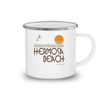 Hermosa Beach California Surf Light Camping Mug | Mazezy