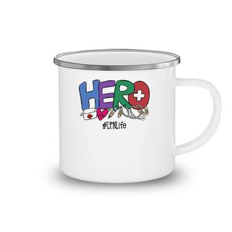 Hero Lpn Life Nurse Gift New Year 2021 Ver2 Camping Mug | Mazezy
