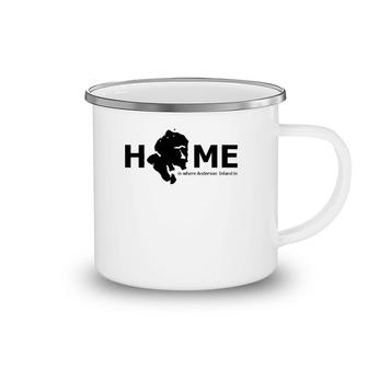 Home Is Where Anderson Island Is Camping Mug | Mazezy