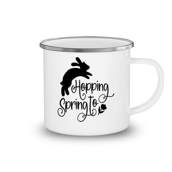 Hoping To Spring Easter Season Happy Easter Day Camping Mug - Seseable