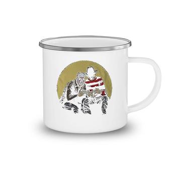Horror Scary Movie Villains Playing Video Games Jason Freddy Camping Mug | Mazezy